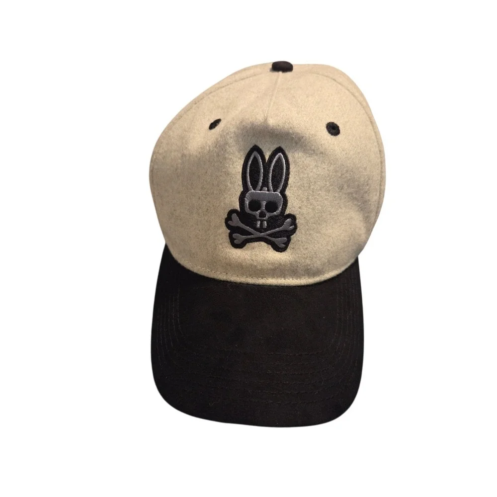 Psycho Bunny‎ Mens classic Baseball cap Light Gray